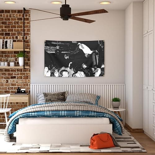 BYADKOA- Playboi Carti Die Lit Album Cover Flag Banner Aesthetic Decorative Durable Man Cave Wall tapestry with 4 Brass Grommets 3x5 Feet Flag Suitable For Indoor And Outdoor Decorate for College Dorm thumbnail 4