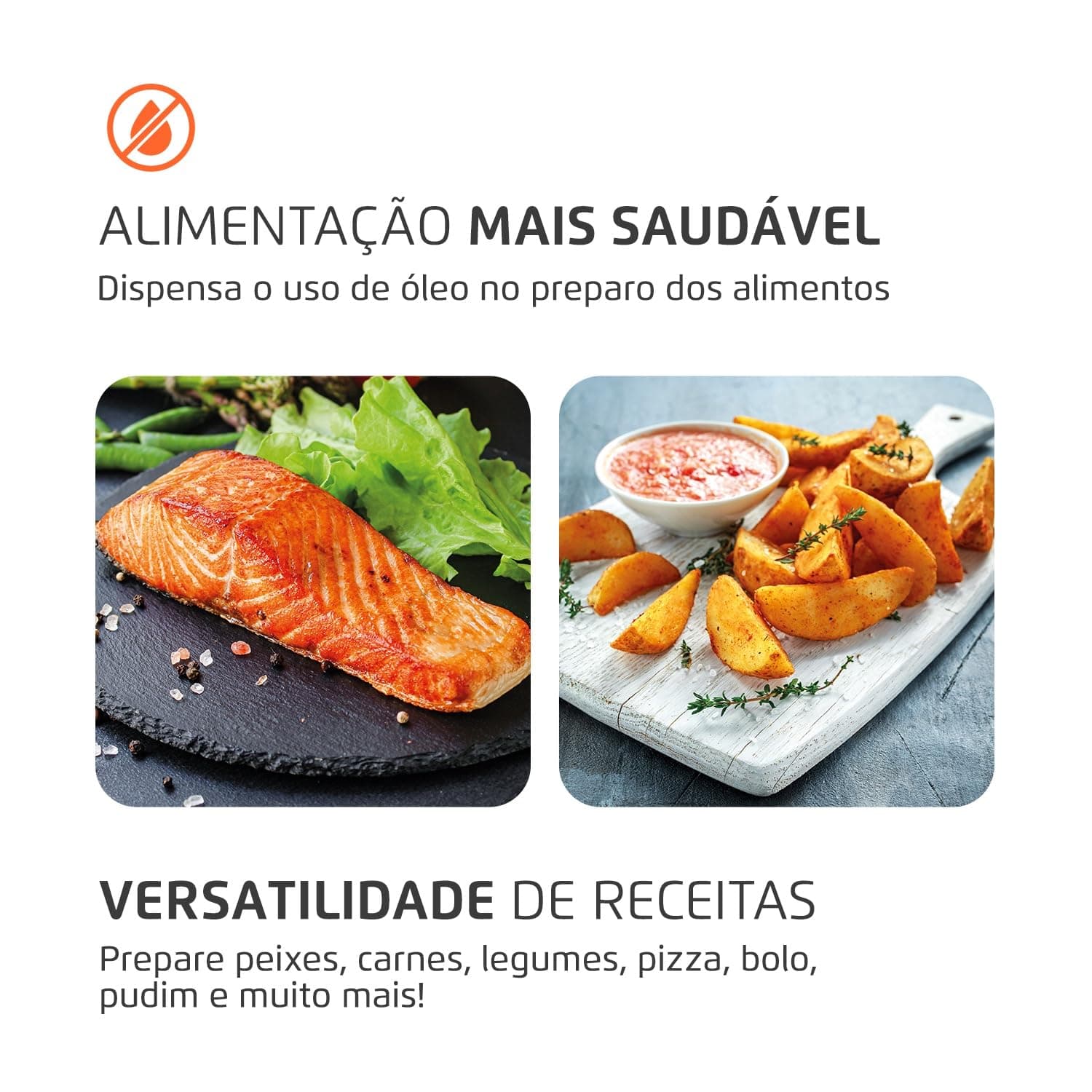 MONDIAL Fritadeira Air Fryer Forno Oven 12L, Preto/Inox, 2000W, 220V - AFON-12L-BI thumbnail 5