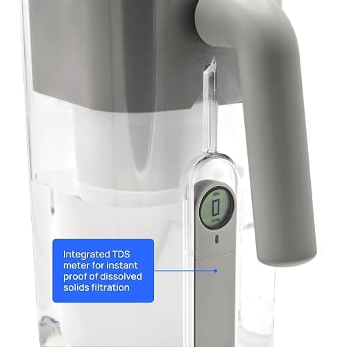 Culligan with ZeroWater Technology 12-Cup Water Filter Pitcher – Includes 5-Stage Advanced Water Filter, IAPMO Certified to Reduce Lead, Total PFAS (Forever Chemicals), Mercury, Fluoride, and Chlorine thumbnail 8