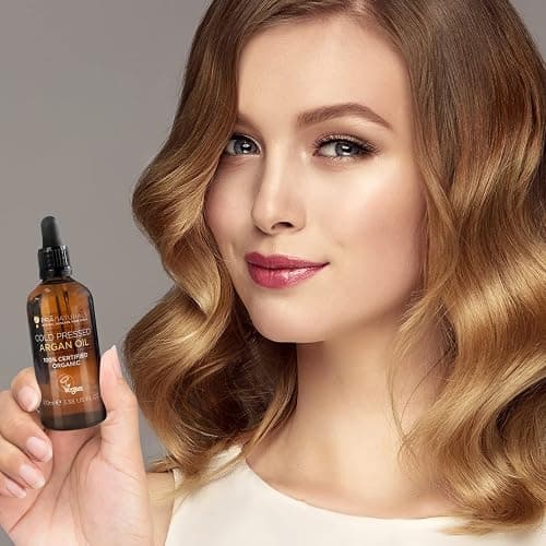 PraNaturals Aceite de Argán Marroquí 100% Puro y Natural para Cara y Cuerpo - Rico en Vitamina E para una Piel, Cabello y Uñas Saludables - Sin Parabenos o SLS – Vegano y Libre de Crueldad thumbnail 7