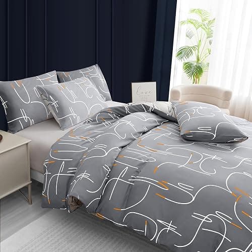 Pamposh King Size Duvet Cover Sets Premium Brushed Microfiber Duvet Cover King Size Ultrasoft Hypoallergenic Reversible 3 PCS Bedding Set With Zipper Closure thumbnail 4