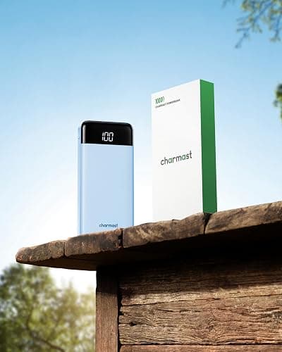 Charmast Portable Charger with Built in Cables, Power Bank with Cords Wires, Slim 10000mAh Travel Battery Pack 6 Outputs 3 Inputs 3A Fast Charging for Samsung Google Pixel LG Moto iPhone iPad thumbnail 9