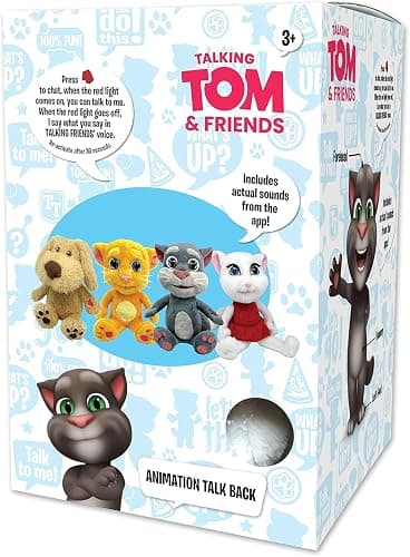 Relsy Talking Friends Talking Angela Animated Interactive Cuddly Plush Toy with Talkback 12 Inches / 30CM Tall thumbnail 4