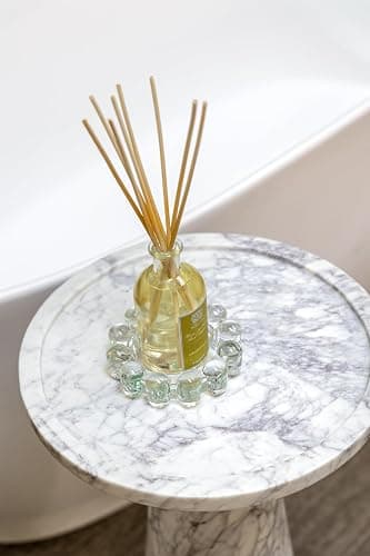 Alice Lane Original Bubble Candle Dish – Chic Clear Glass Candle Dish for Home Decor – Decorative Modern Candle Holder for Small Candles & Diffusers thumbnail 7