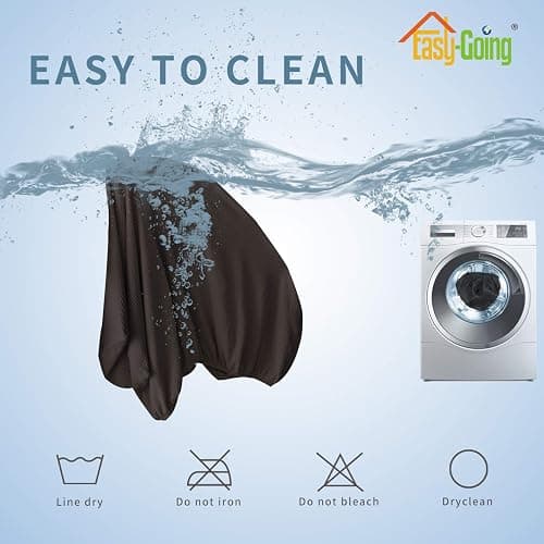Easy-Going Stretch Chair Cushion Cover Sofa Cushion Furniture Protector Sofa Seat Sofa Slipcover Sofa Cover Soft Flexibility with Elastic Bottom(Chair Cushion, Chocolate) thumbnail 7