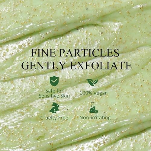 Underarm Detox Scrub, Armpit Detox Green Tea, Mint and Tea Tree Body Deodorant, Natural Dark Armpit Remover for Odors Eliminating and Exfoliating, also for Whole Body & Sensitive Skin, Unisex 8.11 Oz thumbnail 6