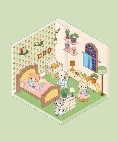 Ma petite soirée pyjama - Cute 'n' cosy stickers thumbnail 4