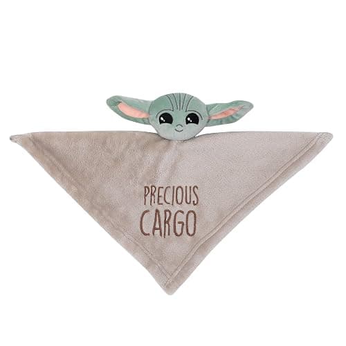 Lambs & Ivy Star Wars Mandalorian Baby Yoda Wearable Blanket/Lovey Gift Set 2pc thumbnail 9
