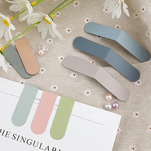 Magnetic Bookmarks, 15PCS Magnetic Cute Bookmark for Teacher, Women, Men & Kids - Solid Colorful Light Bookmarks (Pack of 15) thumbnail 3