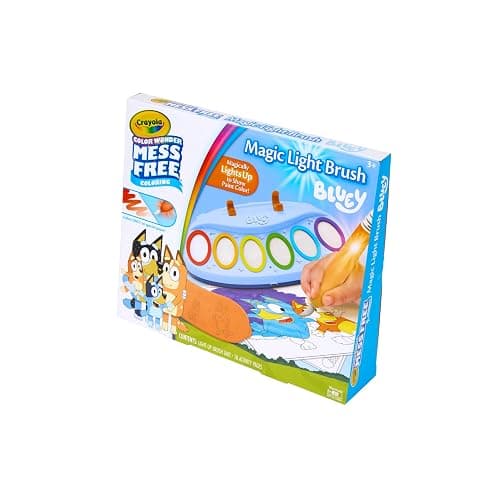 Crayola Bluey Color Wonder Magic Light Brush, Mess Free Painting Station for Kids, Holiday for Kids, Toddler Bluey Toys & Activities, Ages 3+ thumbnail 7