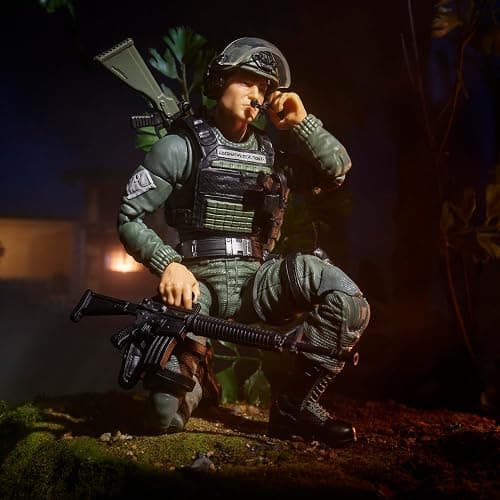 G.I. Joe Classified Series #182, Clayton “Hawk” Abernathy with M.M.S. (Mobile Missile System) Towable Vehicle, Collectible 6 Inch Action Figure Set thumbnail 9