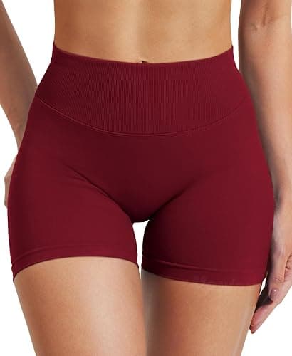VOYJOY Women Workout Impact Shorts 2.5"/ 3.6"/ 4.5"/ 6" Scrunch Butt Lifting Gym Seamless Booty Biker Shorts thumbnail 3