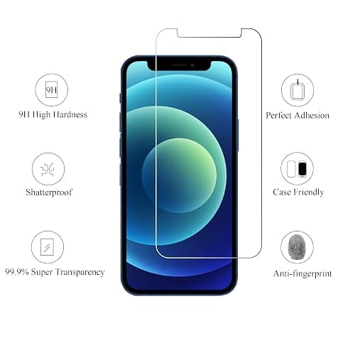 Ailun Screen Protector for iPhone 12 mini 2020 [5.4 Inch] 3Pack Tempered Glass thumbnail 2