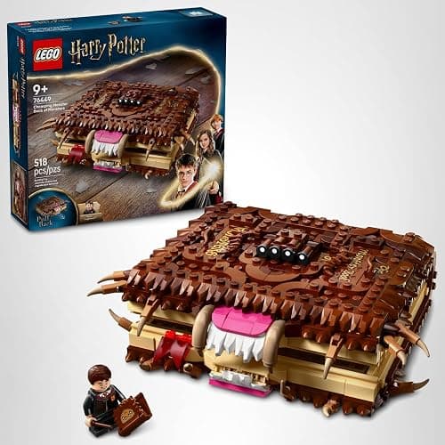 LEGO Harry Potter Chomping Monster Book of Monsters Kids Toy - Pretend Play Set for Boys and Girls, Ages 9+ - Collectible Neville Longbottom Minifigure- Gift Idea for Birthdays and Book Lovers - 76449 thumbnail 7