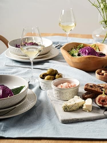 LE TAUCI Ramekins 4 oz Oven Safe for Creme Brulee, Charcuterie Boards Bowls for Souffle, Small Sauce Bowl, Ceramic Baking Dishes - 3.8 inch, Set of 4, Arctic White thumbnail 6