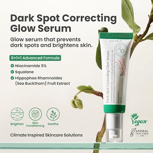 AXIS-Y Dark Spot Correcting Glow Serum - 5% Niacinamide Dark Spot Remover For Face - Vegan Korean Skin Care Niacinamide Serum for All Skin Types - 1.69 fl. oz. thumbnail 2