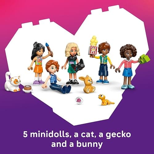 LEGO Friends Heartlake City Friends Club House Building Toy for Girls & Boys - Pretend Play Set for Kids, Ages 8+ - W/5 Minidolls, 3 Toy Animals, & Accessories - Gift Idea for Birthdays - 42689 thumbnail 5