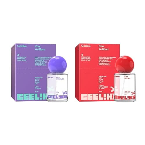 CEELIKE Oral Spray - Fresh Breath, Mint & Tangy Apple Cider Flavors, 20ml (Pack of 2) - Freshness for Daily Oral Care - Image 1