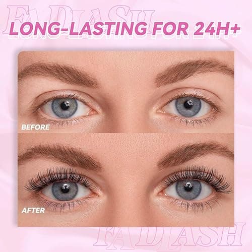 FADLASH Magnetic Eyelashes with Applicator 4 Pairs Magnetic Lashes Natural Look No Glue Needed Reusable Easy to Wear False Eyelashes (604+079+806+B7) thumbnail 5