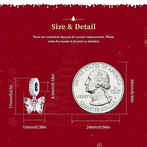 VOROCO Butterfly Dragonfly Cat Charm for Bracelet Cute Animal Collection Bead & Charm for Women Girls 925 Sterling Silver Pendant & Dangle Charm Jewelry for Bracelet and Necklace thumbnail 4