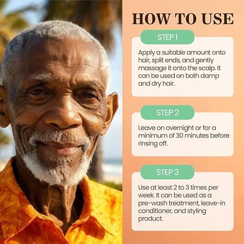 WEEMOTD 100% Raw Batana Oil for Hair, Unrefined Conditioning Scalp Oil from Honduras, Moisturizing Hair Mask, Adds Shine & Softness for Men & Women, 4.06 fl oz thumbnail 8