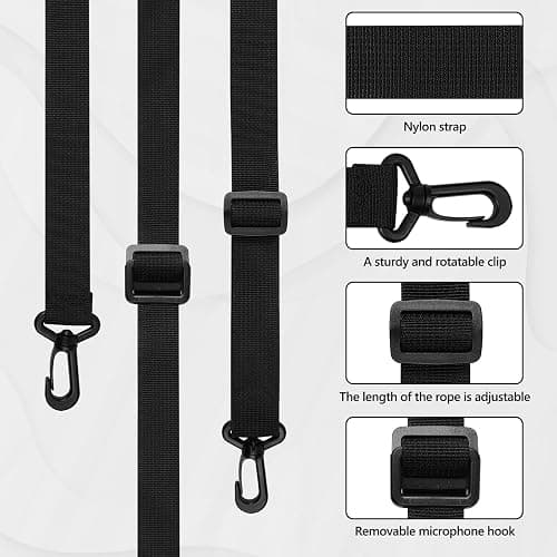 Radio Holster for Firefighter EMS EMT Bundle Set Includes Anti-Sway Strap for Radio Strap, Moveable Mic Holder,Radio Holder,Shoulder Strap Fits for Two-Way Ham Walkie Talkie Radio Scanner thumbnail 5