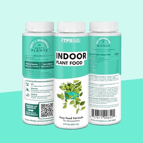 Indoor Plant Food, Complete Liquid Fertilizer for Houseplants, 8oz | Encourages New Growth, Kelp-Enriched Formula, Liquid Concentrate, Gentle for Weekly Feeding, All Indoor Plant Varieties thumbnail 7