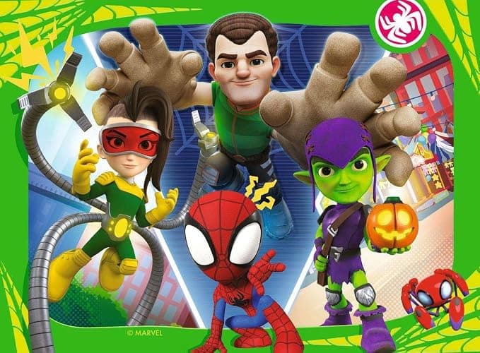 Ravensburger - Spidey and His Amazing Friends Marvel Puzzle Set, 4 Puzzles (12, 16, 20, 24 Pieces), Children's Puzzle for 3+ Years, 70x50cm thumbnail 3