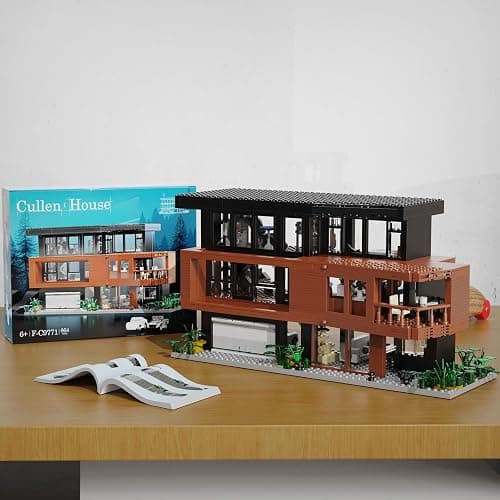 House Building Set Compatible with Lego Architecture Blocks Romance Films Fans House Creative Present for Adult Halloween Christmas Valentine (864 Pcs) thumbnail 5