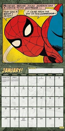 2026 Marvel Comics Wall Calendar thumbnail 3