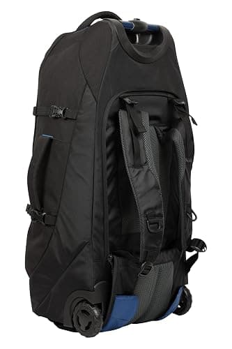 Mountain Warehouse Voyager 50L Wheelie Rucksack - Durable Backpack - for Travelling, Camping Jet Black thumbnail 7