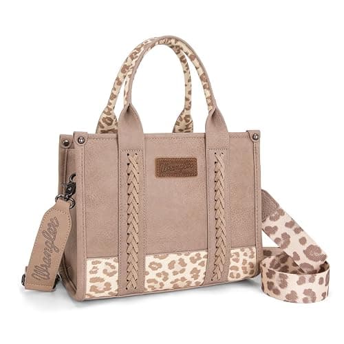 Montana West × Wrangler Tote Bag for Women Western Cow Print Purse Designer Top Handle Handbags - Image 1