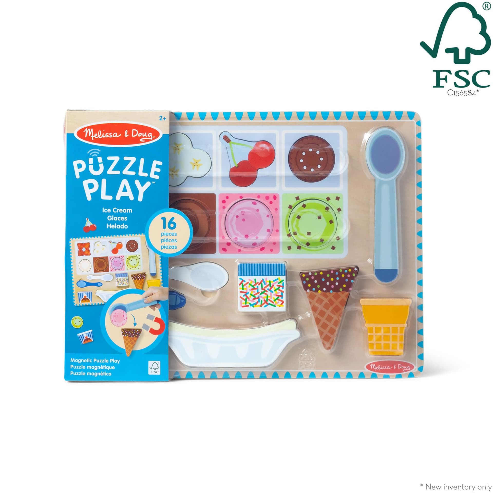 Melissa & Doug - Wooden Ice Cream Magnetic Puzzle Play thumbnail 3