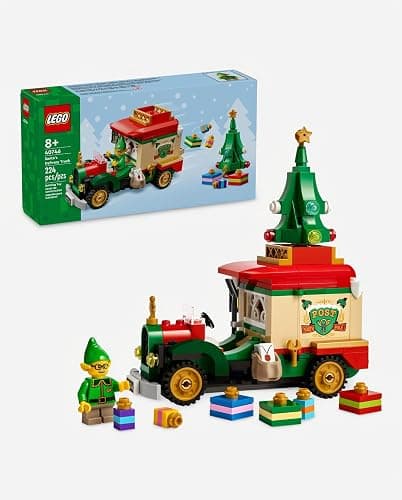 LEGO Santa’s Delivery Truck Building Toy for Kids - Construction Set for Play or Christmas Decor - Building Blocks for Girls & Boys, Ages 8+ - Holiday Craft Ideas for Families - 40746 thumbnail 7