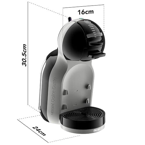 Nescafé Dolce Gusto by Automatic Coffee Machine Pod Coffee Machines De'Longhi Coffee Mini Me EDG155.BG Pod Coffee Machine And Other Automaic Drinks - Black & Artic Grey thumbnail 3