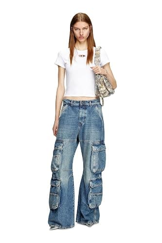 Diesel T-UNCUTIE-LONG-OD-Q1 T-Shirt thumbnail 3