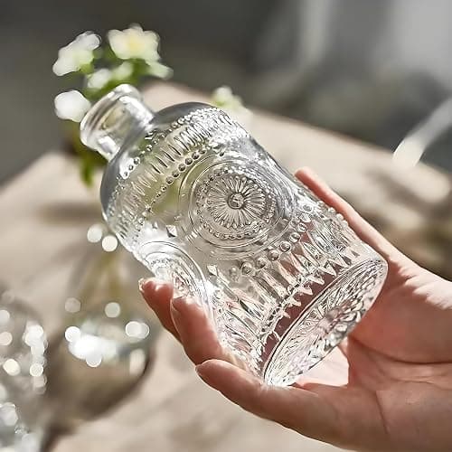 TIWPAJS Propagation Vases for Plants, Bud Vases, Small Glass Vase for Flowers, Home Decor, Table Decor, Shelf Decor, Desk Decor, Office Decor thumbnail 3