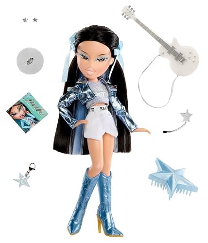 Bratz Pop Starz Jade Fashion Doll with Accessories and Charm thumbnail 2
