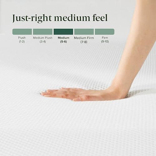 Zinus Queen Mattress - 12 Inch Green Tea Cooling Gel Memory Foam Mattress, Pressure Relief, for Cool Sleep, CertiPUR-US Certified Foam, Mattress in a Box, 10-Year Warranty, Queen Size thumbnail 6