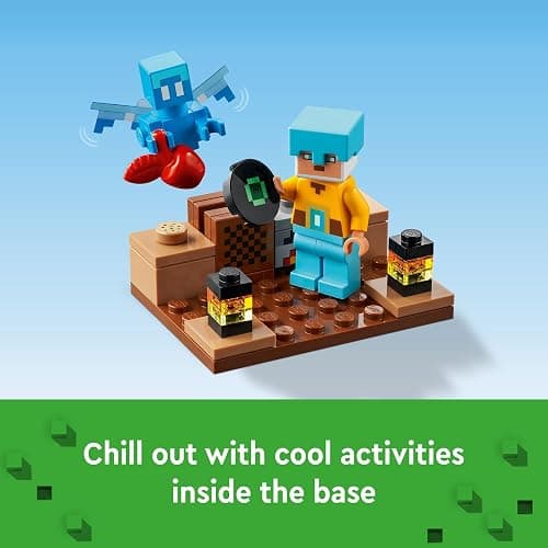 LEGO Minecraft The Sword Outpost 21244 Building Toys - Featuring Creeper, Warrior, Pig, and Skeleton Figures, Game Inspired Toy for Fun Adventures and Play, Gift for Kids, Boys, and Girls Ages 8+ thumbnail 5