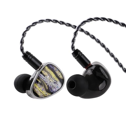 Linsoul Kiwi Ears Étude in Ear Monitor, 3BA+1DD+1BN Hybrid Driver IEM Earphones, Gaming Earbuds, HiFi Stereo Wired Ear Buds with Detachable 2Pin Cable for Audiophiles Musicians - Image 1