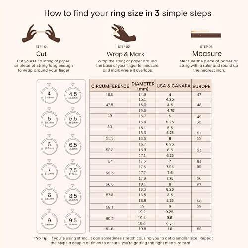 3 Stone Opal Ring for Women with Cubic Zirconia, Dainty Minimalist Stackable Promise Ring in 10K Solid Gold or 14K Gold Plated 925 Sterling Silver Jewelry Gift for Her thumbnail 6