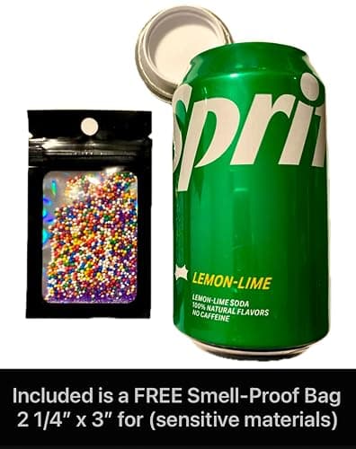 Soda Can Safe Soda Diversion Safe Security Decoy Stash with 4 inch Deep Hidden Compartment Compatible Replacement for and MFG by The Coca Cola Co. Comes With Smell Proof Bag to Hide Valuables thumbnail 3