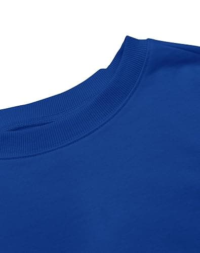 Fanway&EC Women's Long Sleeve Sweatshirt Casual Crewneck Oversized Pullover Hoodies Fall Tops thumbnail 5
