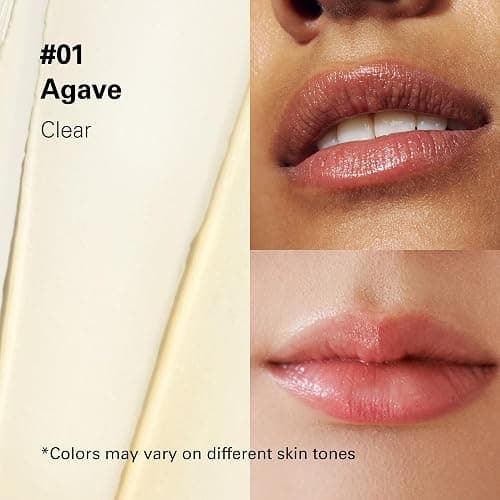 Melixir Vegan Lip Butter #01 Agave(Clear) (+11 more colors), Bee Free, Petrolatum Free, Deep Nourishing Plant-Based Vegan Lip Balm for Dry, Cracked and Chapped Lips thumbnail 3