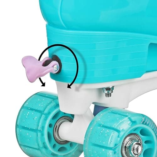 Roller Derby Gumdrop Kids' Adjustable Quad Skate - Mint (3-6) thumbnail 4