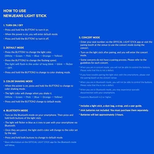 COSYPOSY NewJeans Official Light Stick + 3 Extra Photocards thumbnail 8