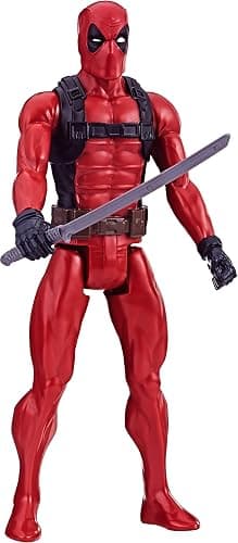 Marvel Deadpool 12-Inch Action Figure with Accessory, Super Hero Toys for Fans Ages 14 and Up - Image 1