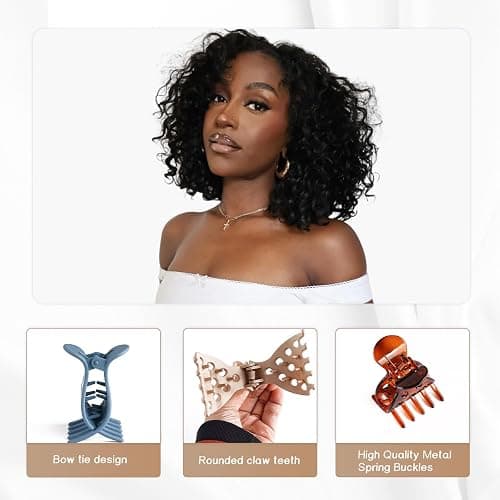 Foaryoer Root Lifting Hair Clips for Volume Curly Hair Clips Volume Root Clips No Crease Hair Root Lifting Clips for Bouncy Curls thumbnail 2
