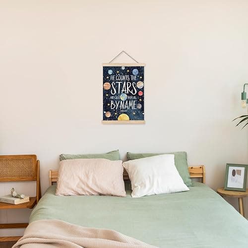 URLLUAE Solar System Poster Hanger Frame, Space Nursery Decor,Space Wall Art,Outer Solar System for Kids Room Decor for Boys Room,12x16 Inches thumbnail 4